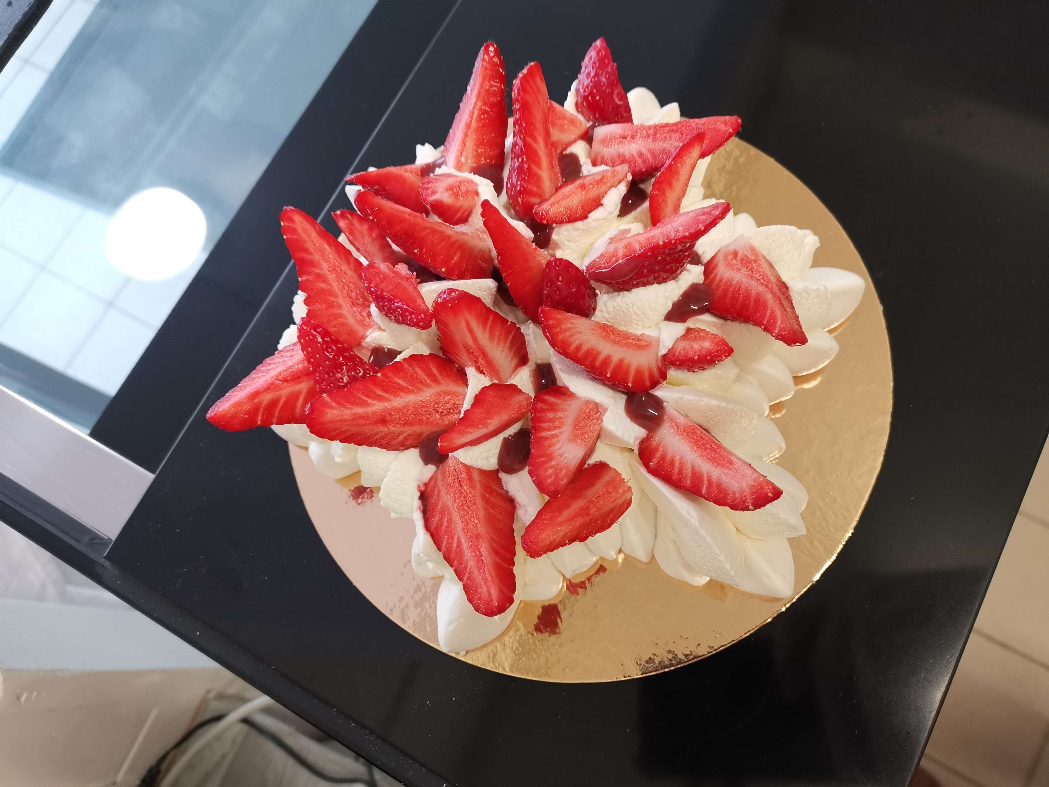 Pavlova aux fraises