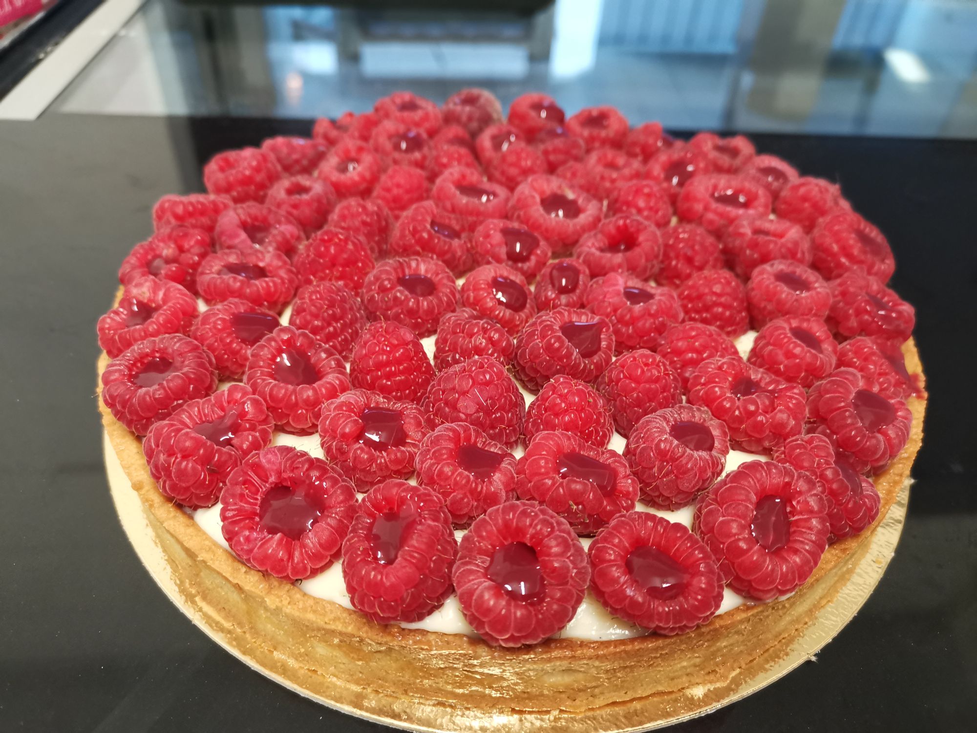 Tarte aux framboises Tarte aux framboises